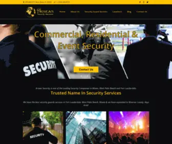 Arseassecurityservice.com(Boca Raton Security Company) Screenshot