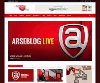 Arseblog.com(An Arsenal blog) Screenshot