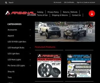 Arsenal-Offroad.com(ArsenalOffroad) Screenshot