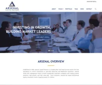 Arsenalcapital.com(Arsenal Capital Partners) Screenshot