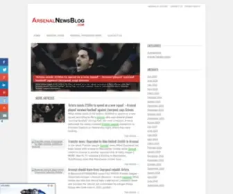 Arsenalnewsblog.com(Arsenal News Blog) Screenshot