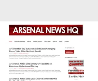 Arsenalnewshq.com(ARSENAL NEWS) Screenshot