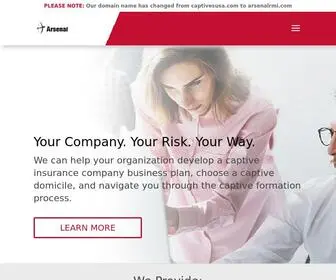 Arsenalrmi.com(Your Company) Screenshot