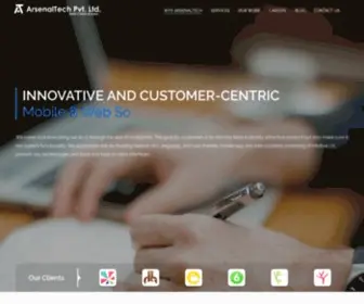 Arsenaltech.com(ArsenalTech Pvt) Screenshot