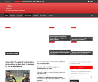 Arsenalvision.co.uk(The Arsenal fans site for true Gooners) Screenshot