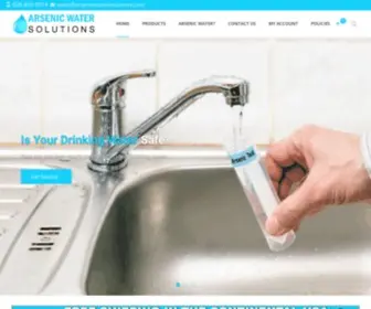 Arsenicwatersolutions.com(Arsenic water problems) Screenshot