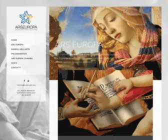 Arseuropa.org(Arte Storia e Cultura Europea) Screenshot