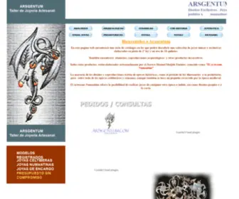 Arsgentum.com(ARSGENTUM TALLER DE JOYERIA ARTESANAL) Screenshot