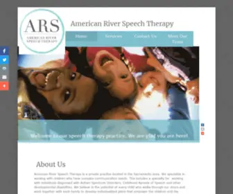 Arsgoldriver.com(American River Speech Therapy) Screenshot