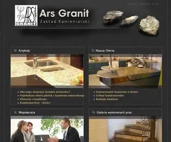 Arsgranit.pl(Kamieniarstwo ARS Granit Kielce) Screenshot