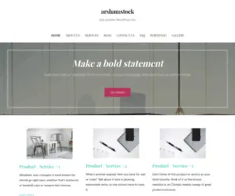 Arshamstock.com(Just another WordPress site) Screenshot