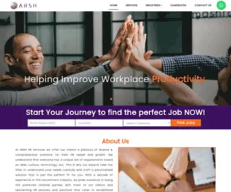 ARSHHR.com(ARSH Talent Abound) Screenshot