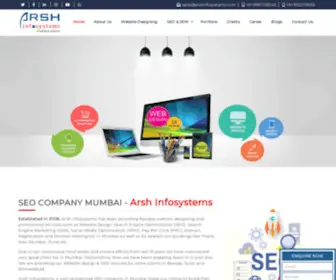 Arshinfosystems.com(Best SEO Company) Screenshot