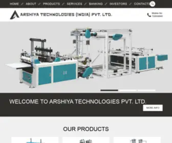 Arshiyatechnologies.com(Arshiya Technologies Pvt) Screenshot