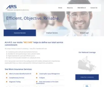 Arsi.ca(Assessment Rehabilitation Services Inc) Screenshot