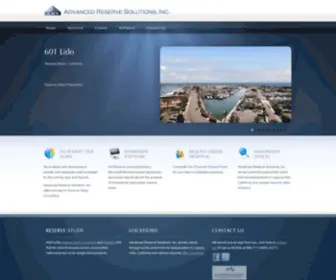 Arsinc.com(Advanced Reserve Solutions) Screenshot