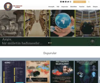 Arsivder.org.tr(Türk Arşivciler Derneği) Screenshot