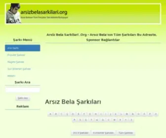 Arsizbelasarkilari.org(Arsız) Screenshot