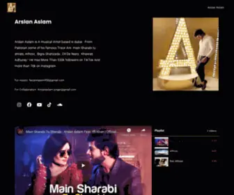 Arslanaslamofficial.com(Arslan aslam) Screenshot