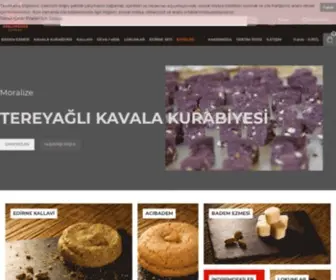 Arslanzade.com.tr(Arslanzade Badem Ezmesi Kavala Kurabiyesi) Screenshot