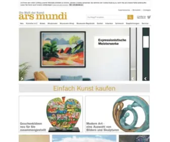 Arsmundi.de(Einfach Kunst kaufen) Screenshot