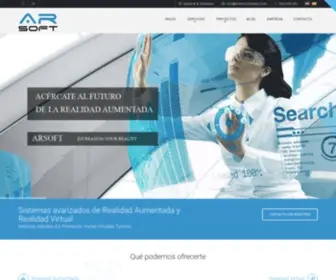 Arsoft-Company.com(Empresa especializada en aplicaciones de Realidad Aumentada y Realidad Virtual) Screenshot