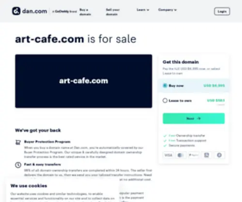 ART-Cafe.com(Premium domain) Screenshot