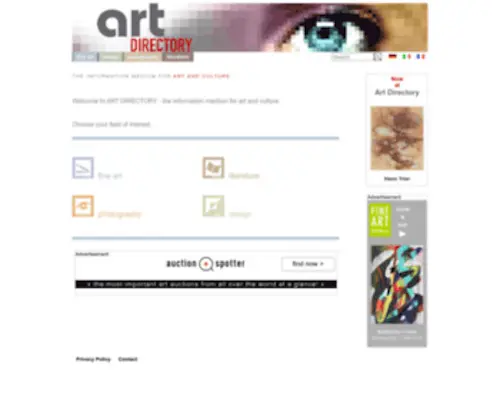ART-Directory.info(Art directory) Screenshot
