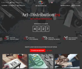 ART-Distribution.eu(Groothandel Kunstenaarsbenodigdheden) Screenshot