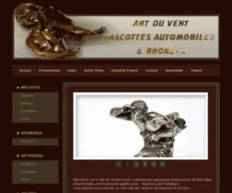 ART-DU-Vent-Mascotte-Bronze.fr(ιστοριες) Screenshot