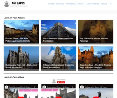 ART-Facts.com(A-z index) Screenshot