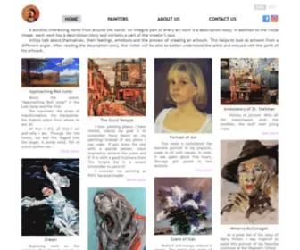 ART-Gallery-Site.com(It exhibits interesting works from around the world. An integral part of every art work) Screenshot