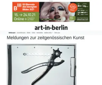 ART-In-Berlin.de(Art in berlin) Screenshot