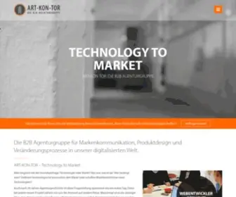 ART-Kon-Tor.de(B2B Marketing Produktdesign Marktforschung) Screenshot