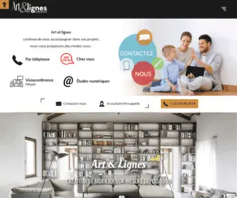 ART-Lignes.com(Création de mobilier sur) Screenshot