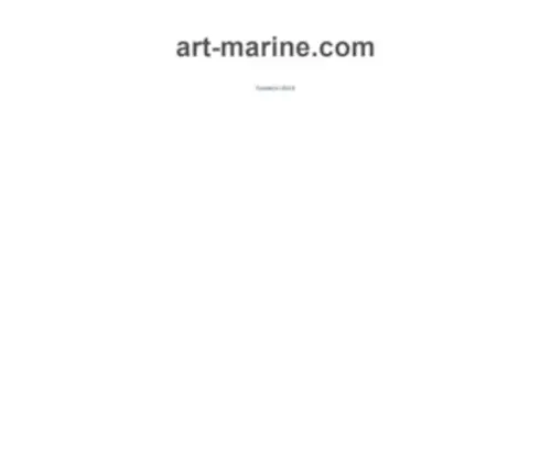 ART-Marine.com(This is a default index page for a new domain) Screenshot