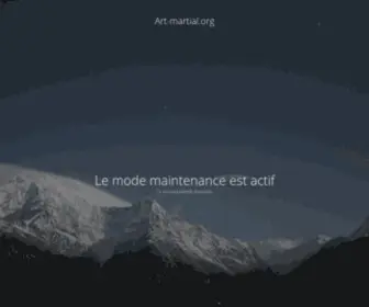 ART-Martial.org(Le site est en construction) Screenshot