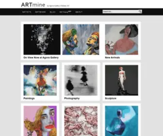 ART-Mine.com(Original Contemporary Fine Art For Sale by Agora Gallery) Screenshot