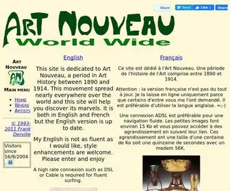 ART-Nouveau-Around-The-World.org(The Art Nouveau World Wide Server) Screenshot