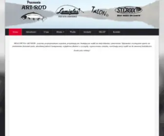 ART-Rod.com(ART-ROD, Custom Rods, Wędki na zamówienie, Pracownia wędkarska, blanki, przelotki, Lamiglas, St.Croix, Talon, CD Rods, Phenix, Pacific Bay, Batson, Fuji, Matagi, Alps, Sklep wędkarski) Screenshot