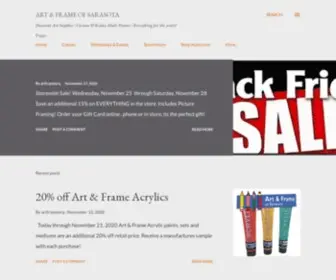 ART-Supplies-Sarasota.com(Art & Frame of Sarasota) Screenshot