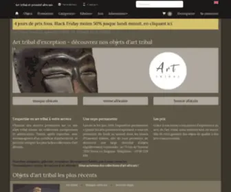 ART-Tribal.fr(Art tribal et primitif) Screenshot