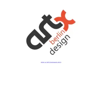 ART-X.de(Webdesign Berlin Grafikdesign web design Agentur ART) Screenshot