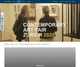 ART-Zurich.com(The 23rd Contemporary Art Fair / Art International Zurich in Switzerland) Screenshot