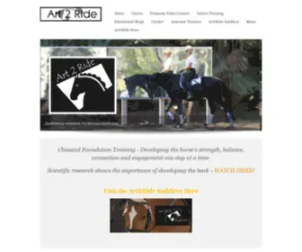 ART2Ride.com(San diego horse training) Screenshot