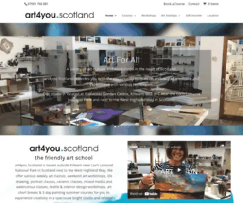 ART4Youscotland.co.uk(Art4you Scotland) Screenshot