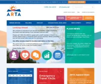 Arta.net(The Alberta Retired Teachers' Association) Screenshot