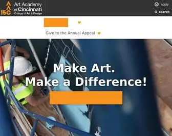 Artacademy.edu(The Art Academy of Cincinnati) Screenshot