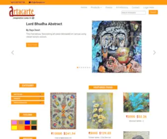 Artacarte.com(Buy Art) Screenshot