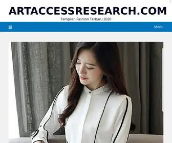 Artaccessresearch.com(Art Access Research) Screenshot